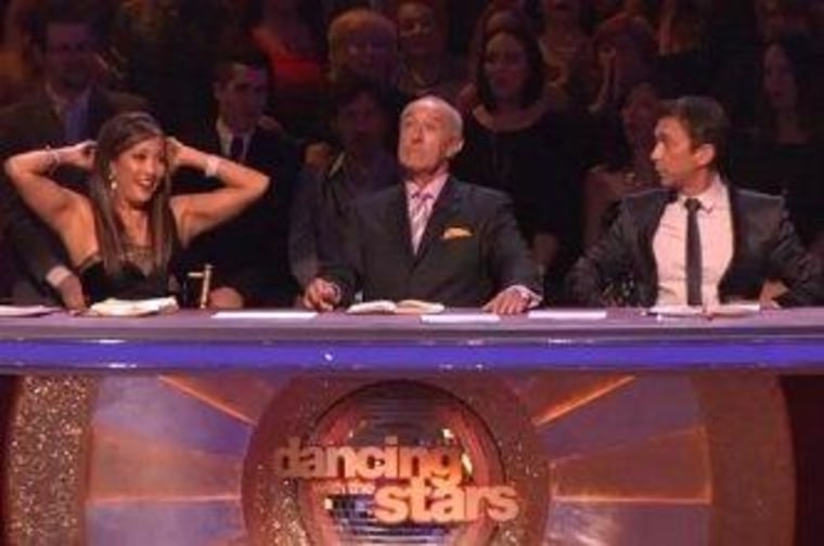 The judges of \"Dancing With the Stars\" -- Carrie Ann Inaba, Len Goodman and Bruno Tonioli.