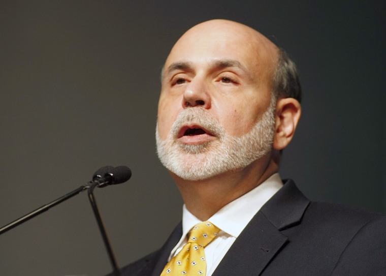 Federal Reserve Chairman Ben Bernanke speaks during the HOPE Global Financial Dignity Summit on Nov. 15 in Atlanta.