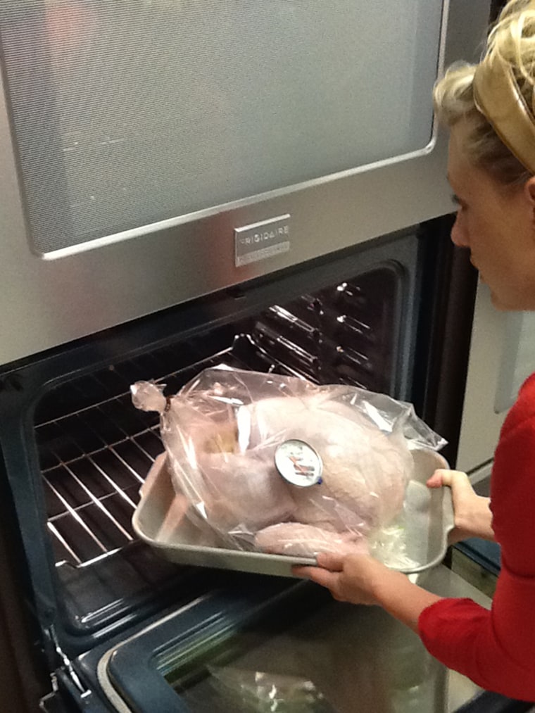 Checking the temperature of a turkey flusters many of the novice cooks who call Butterball's helpline.