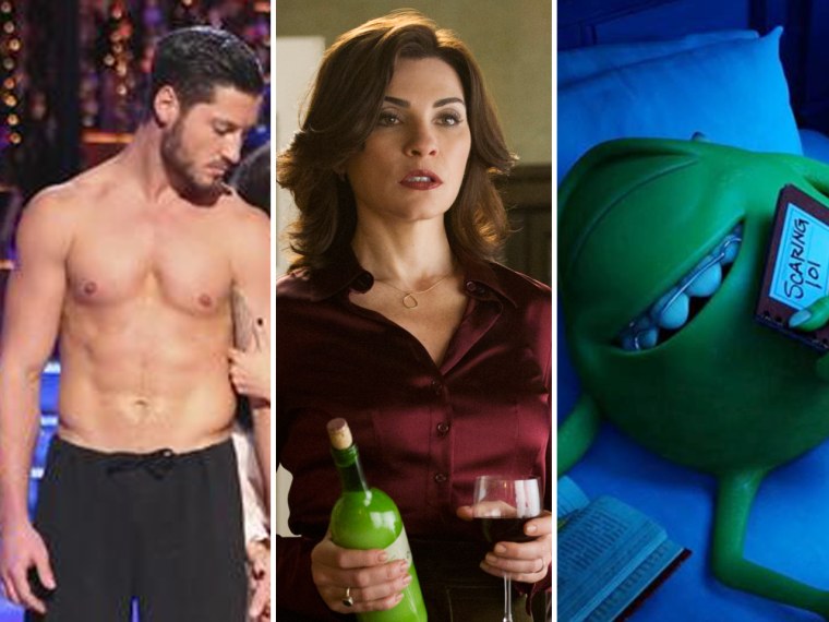 Val Chmerkovskiy, Julianna Marguilies in \"The Good Wife,\" and the upcoming \"Monsters University\" are all things to be thankful for