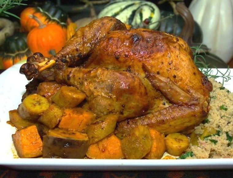 Try Maricel Presilla's Latin-style turkey to spice up your Thanksgiving dinner.