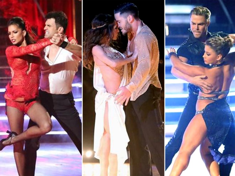 The \"Dancing With the Stars\" all-star finalists.