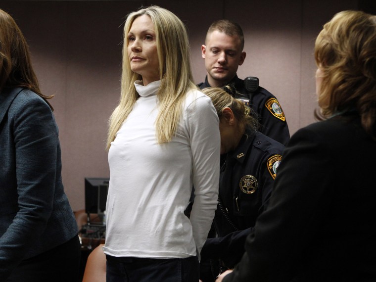 Amy Locane-Bovenizer is taken into custody after her conviction for vehicular homicide.