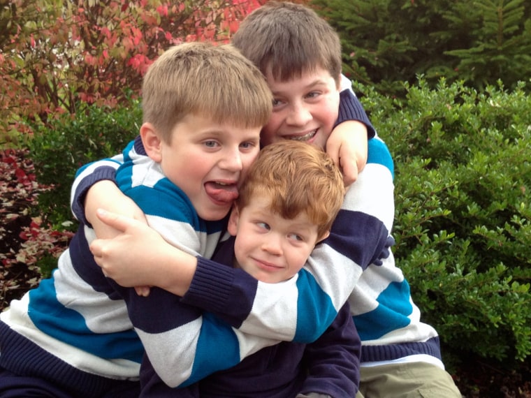 The Murphy Boys just wanna have fun (in their holiday pic): Sean 12, Matthew, 10, and Ryan, 4.