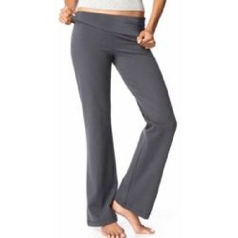 Old Navy fold-over yoga pants and capris start at $15.
