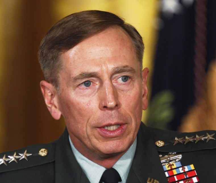 Former CIA Director David Petraeus.