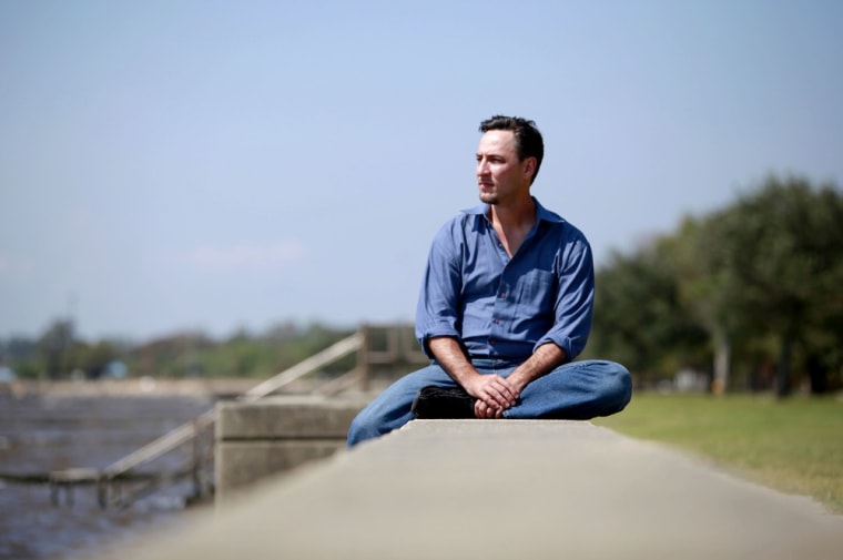 Indy Nebeker, 37, of Mandeville, Louisiana is one of of more than six million workers who are not listed in the official tally of the government's jobless labor force. Many of these people still badly want, and need, to find work. (photo by Sean Gardner)