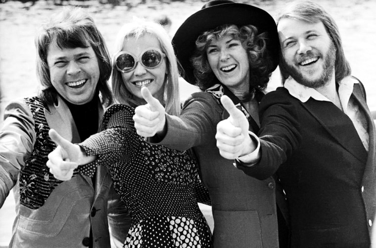 ABBA in their heyday: Benny Andersson, Anni-Frid Lyngstad, Agnetha Faltskog and Bjorn Ulvaeus.