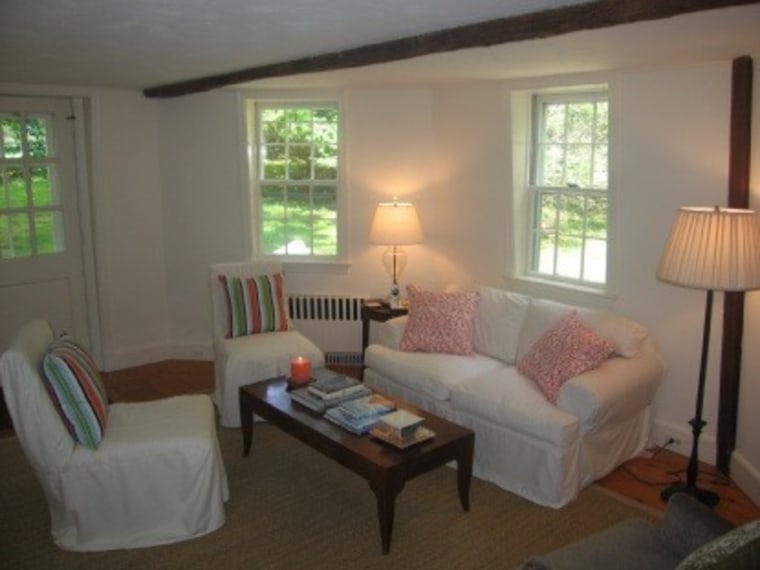 There's a rumor that Marilyn Monroe and Arthur Miller spent a weekend or two at the home.