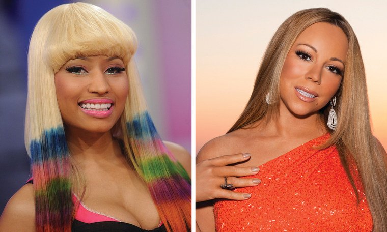 Nicki Minaj and Mariah Carey.