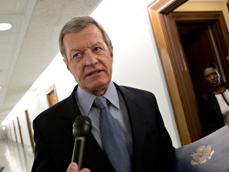 Senate Finance Committee Chairman Max Baucus, D-Mont., on Capitol Hill in Washington, Wednesday, Sept. 19, 2012.