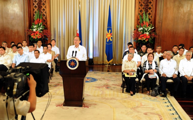 President Benigno Aquino announced on Sunday that a deal had been reached with Muslim separatist rebels group Moro Islamic Liberation Front to end a decades-long insurgency that has left more than 150,000 people dead.