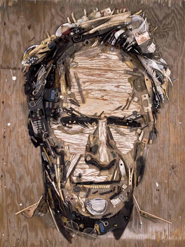 A Mecier portrait of Clint Eastwood.