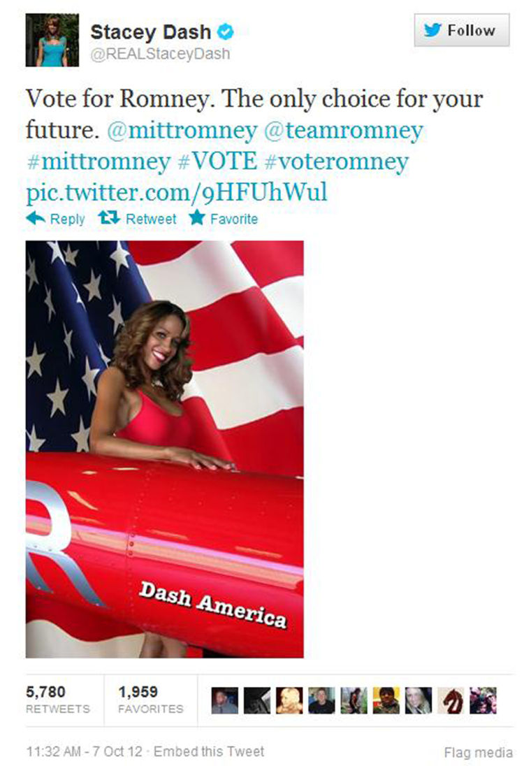 Why Stacey Dash's Looks—Not Her Race—Matter in Her Romney Endorsement