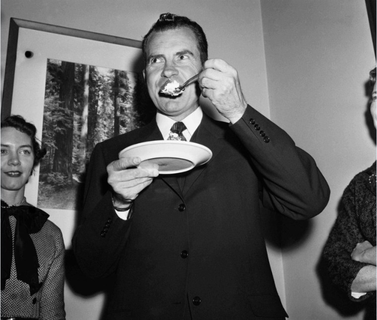Even presidents have curious food obsessions. Richard Nixon enjoyed the unusual combination of cottage cheese with ketchup.