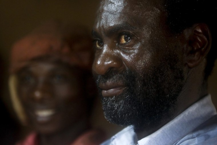 Anastase Tabaro at a friend's home in Rutare, 45km north of the capital Kigali.