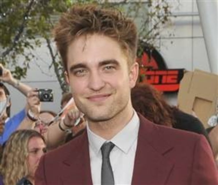 Nice try, Robert Pattinson, but we'd say that's more of a burgundy.