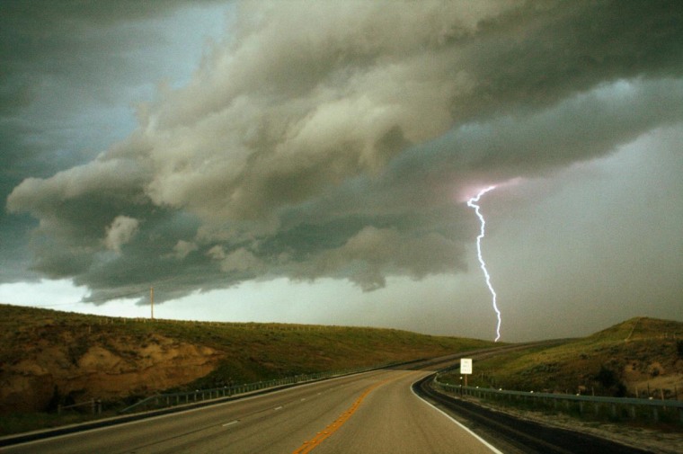 Prairie lightning in Wyoming