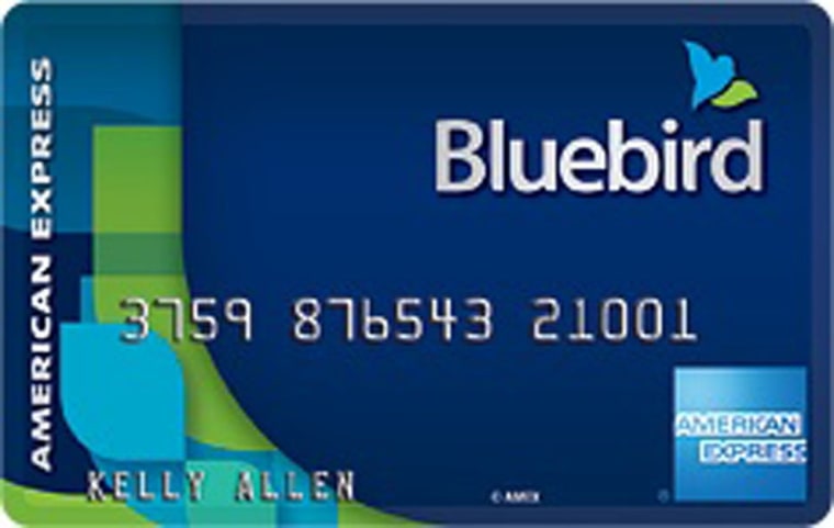 The Bluebird prepaid card from American Express goes on sale this week at Wal-Mart stores.