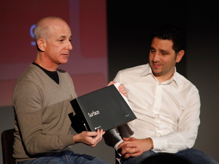 Microsoft Windows president Steven Sinofsky and Surface team general manager Panos Panay
