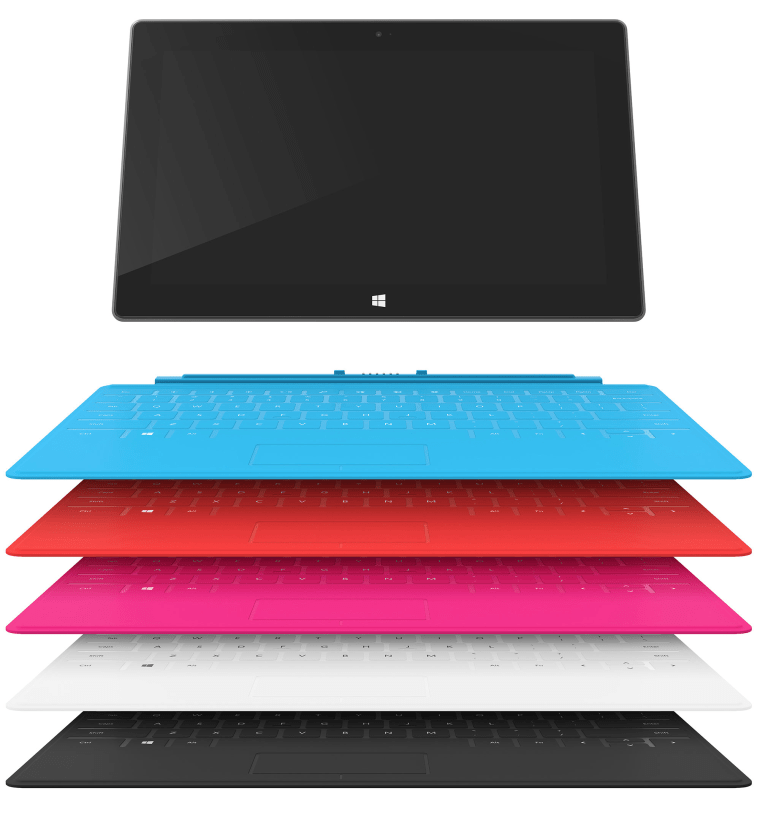 Surface RT plus 5 Touch Covers