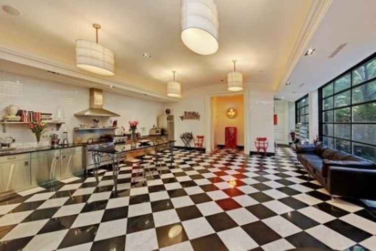 The 1,000-square-foot kitchen has restaurant-grade Traulsen appliances.