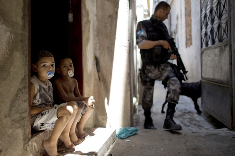 Brazil police raid Rio favelas in crime crackdown