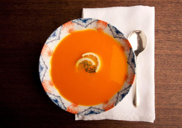 Try Ann Ogden's chilled carrot soup for a refreshing snack.