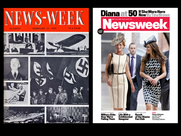 A look back at some of the most memorable Newsweek covers from the past 80 years. The weekly magazine is going completely digital, and as of 2013 will no longer produce printed issues.