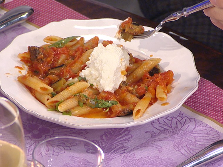 Bobby Flay's chicken penne, as made by Savannah.