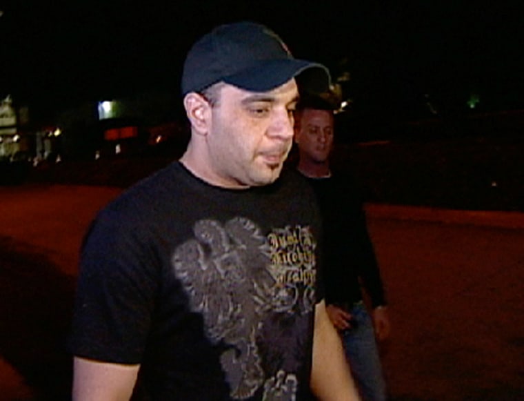 Sam Lutfi leaves UCLA Medical Center after visiting Britney Spears on Jan. 31, 2008.