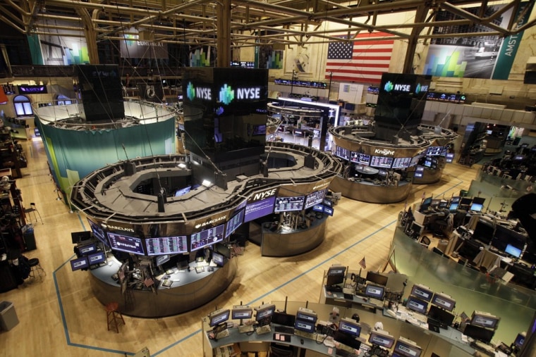 The floor of the New York Stock Exchange is empty of traders on Monday in New York and remains closed Tuesday.