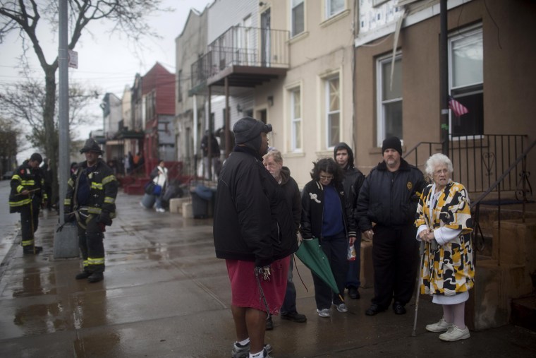 Flooding in Coney Island section of Brooklyn after Hurricane Sandy caused extensive damage in the area on Oct. 30.