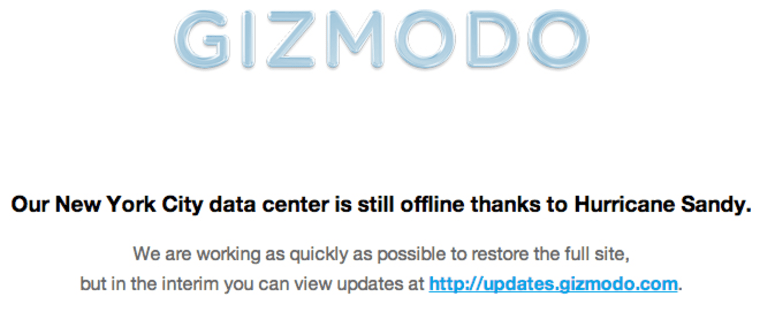 Gizmodo redirect