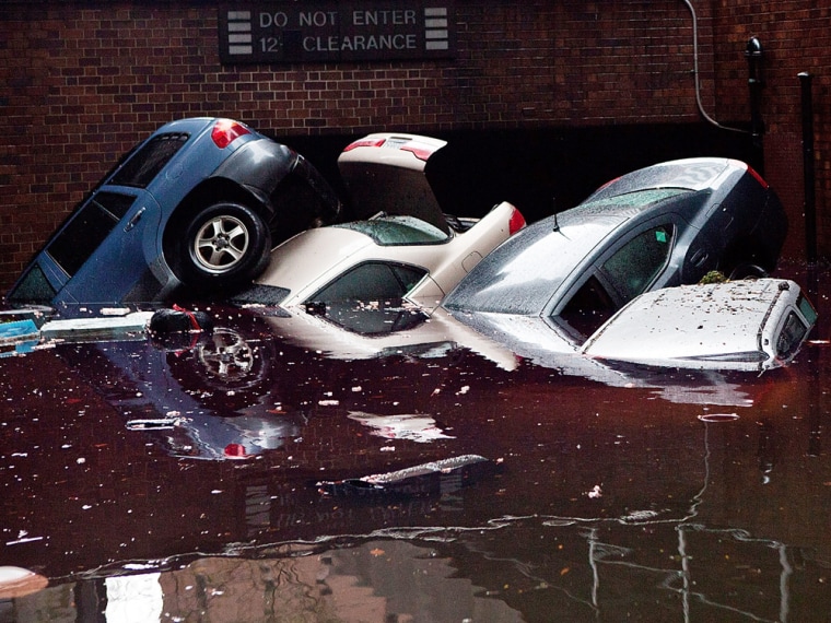 Superstorm Sandy made landfall Monday evening on a destructive and deadly path across the Northeast.