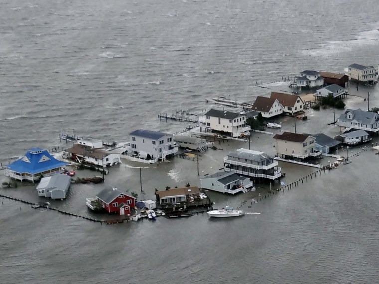 Superstorm Sandy made landfall Monday evening on a destructive and deadly path across the Northeast.