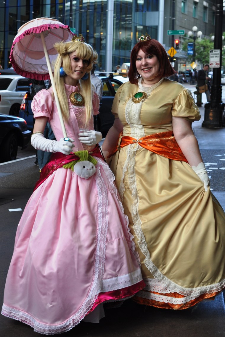 Nintendo princesses at the Penny Arcade Expo