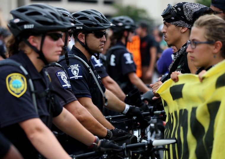 DNC protesters continue march through Charlotte after standoff