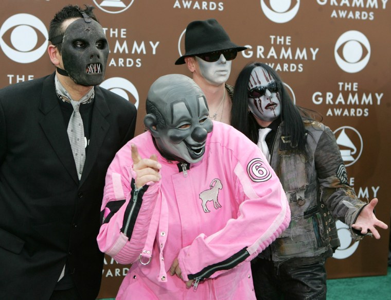 Slipknot arriving at the Grammy Awards in 2006.