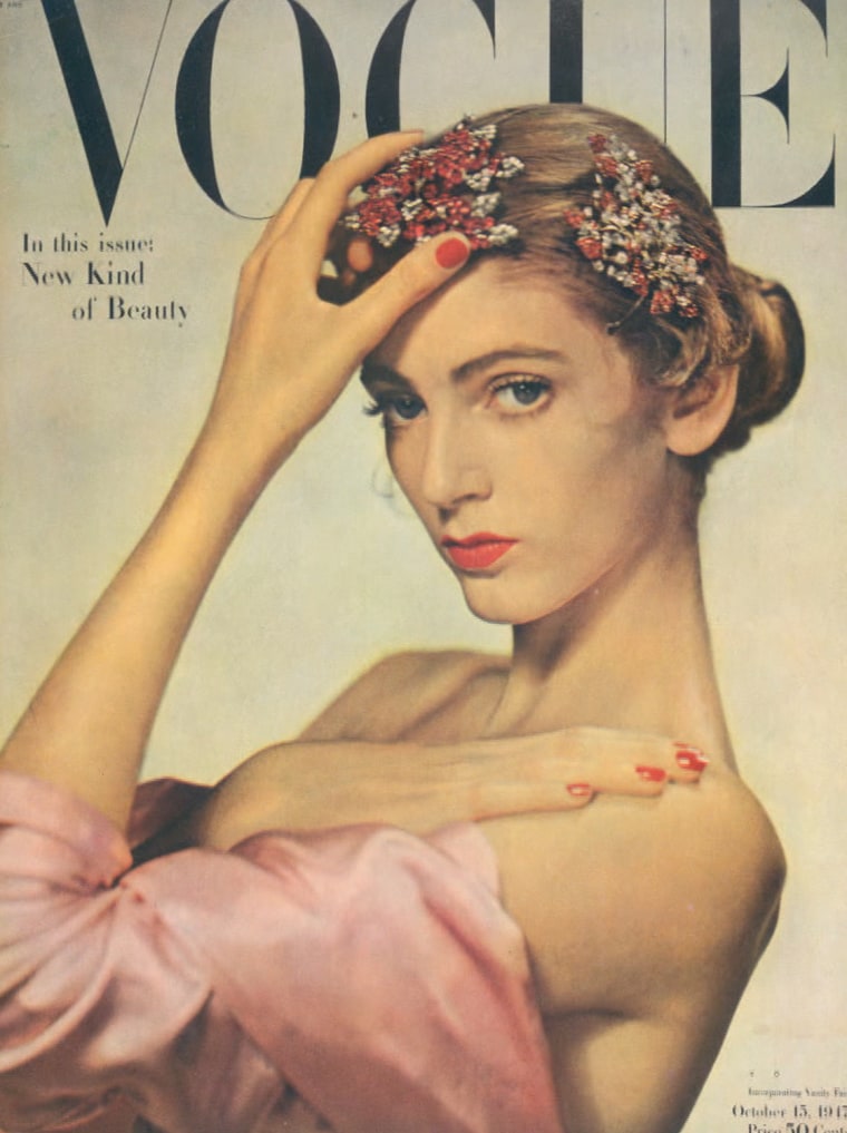 At just 15, Carmen Dell'Orefice graced the cover of Vogue magazine.