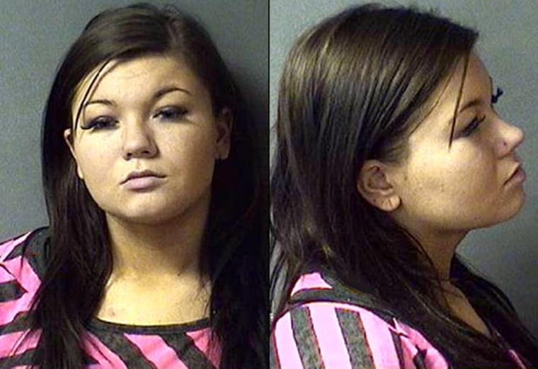 Amber Portwood, seen here in a booking photo at the Madison County Sheriff's Dept., reflected on her life in a letter from prison on the \"Teen Mom\" reunion special.
