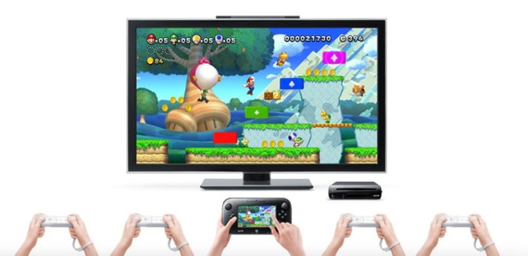 Wii U controllers