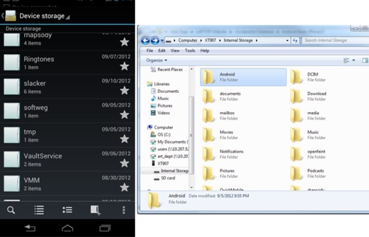 Android file system
