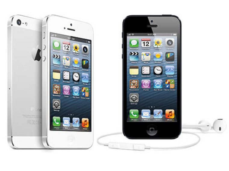 black and white iPhone 5 models