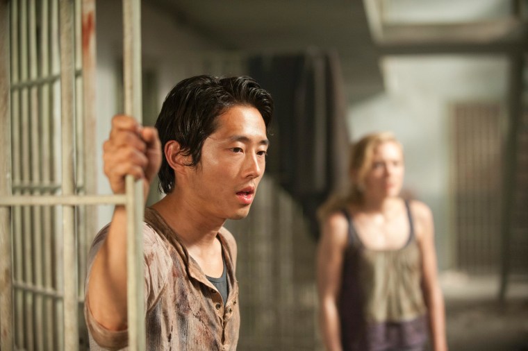 Steven Yeun as Glenn on \"The Walking Dead.\"