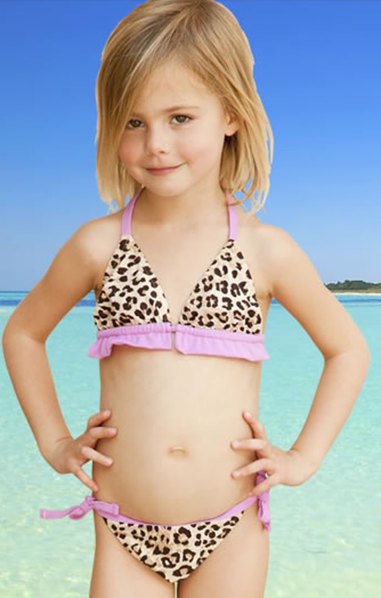 Girl Swimwear Kid Pink Swimsuit Child String Teen Little Bikini