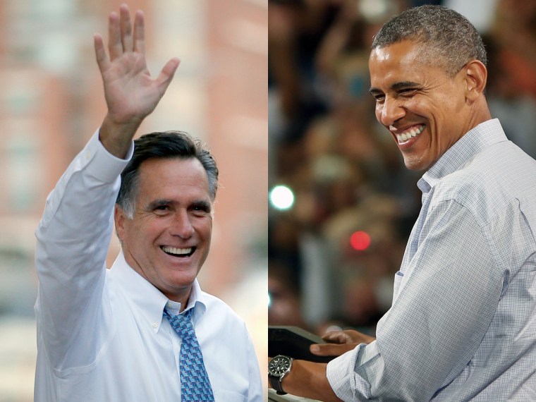 In the final push in the 2012 presidential election, candidates Mitt Romney and Barack Obama make their last appeals to voters.