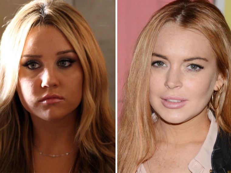 Amanda Bynes and Lindsay Lohan have been offered driving lessons by Goodyear.