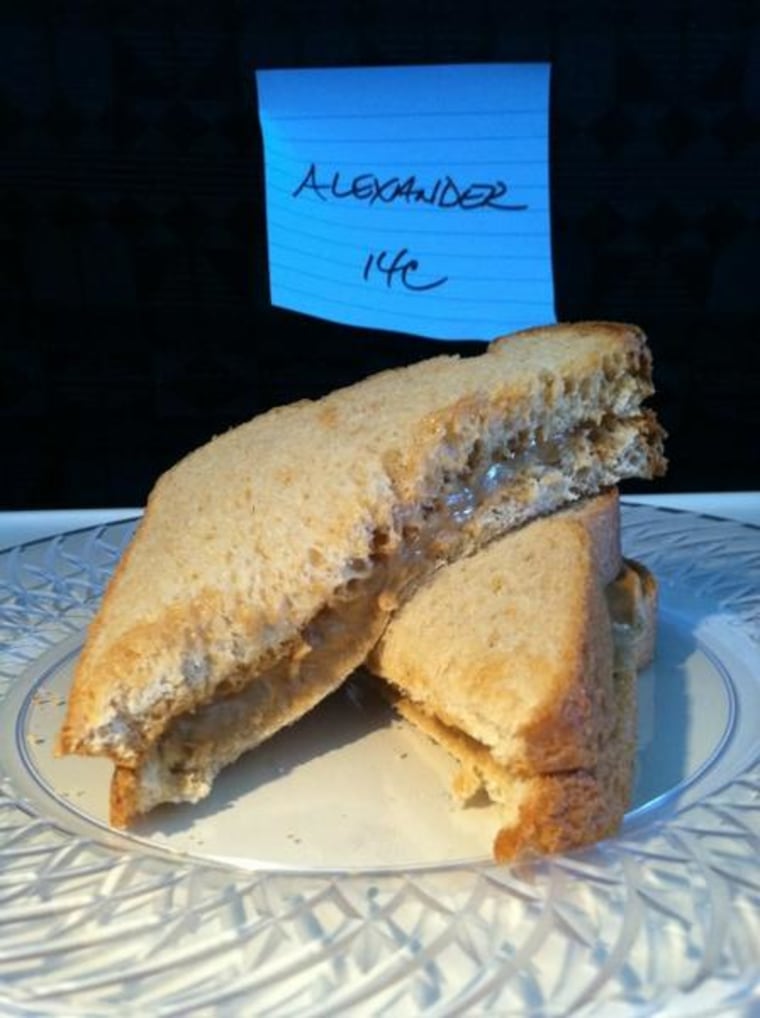 Mitt Romney's culinary favorite, the peanut butter and honey sandwich.