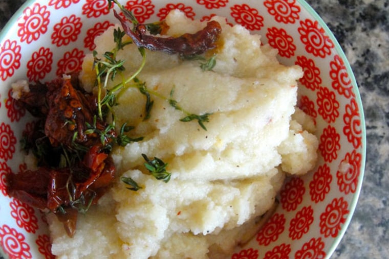 Pureed cauliflower is an easy alternative to rich white sauces.
